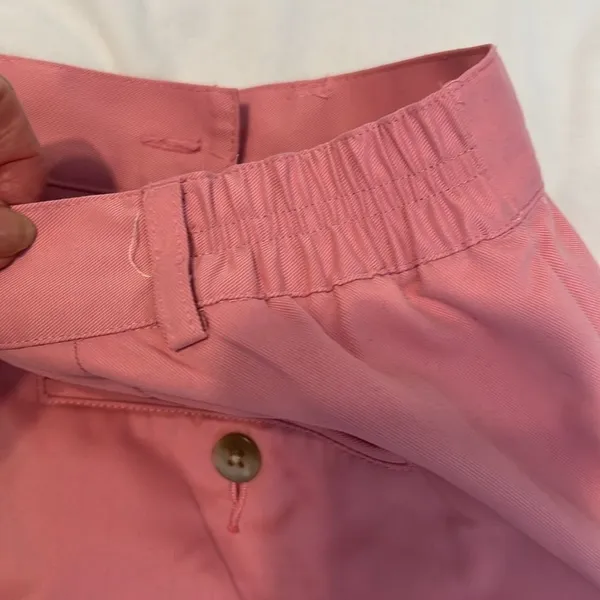 Izod Womens size 14 pink pleated shorts side and back pockets belt loops EUC - Image 8