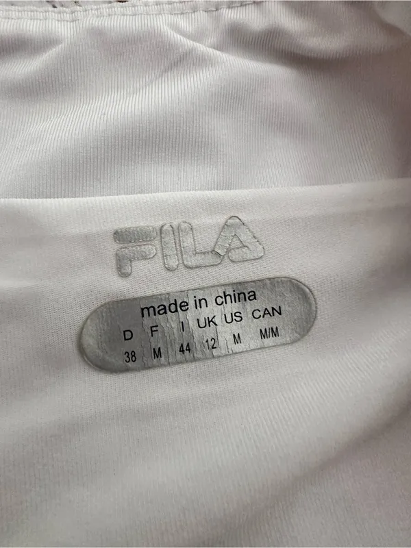 Vintage Y2K FILA Women's White Tennis Skort - Image 5
