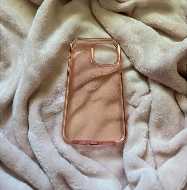 Clear Pink iphone 13 pro max case - Image 3