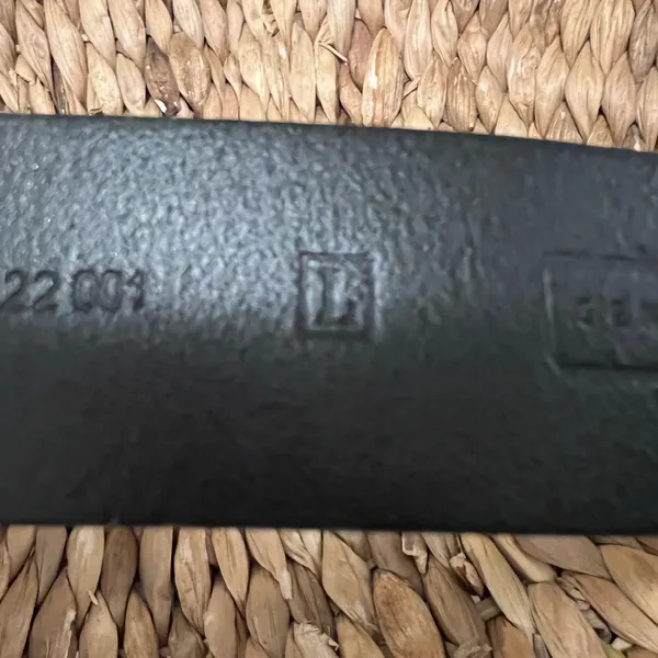 Fossil leather belt vintage crystal buckle‎ large - Image 6