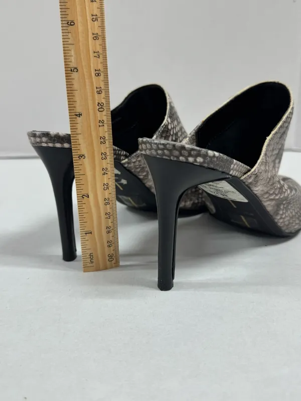 Dolce Vita‎ Women's Stiletto Sandals Snakeskin Pointed Toe Slip On - Size 8. - Image 13