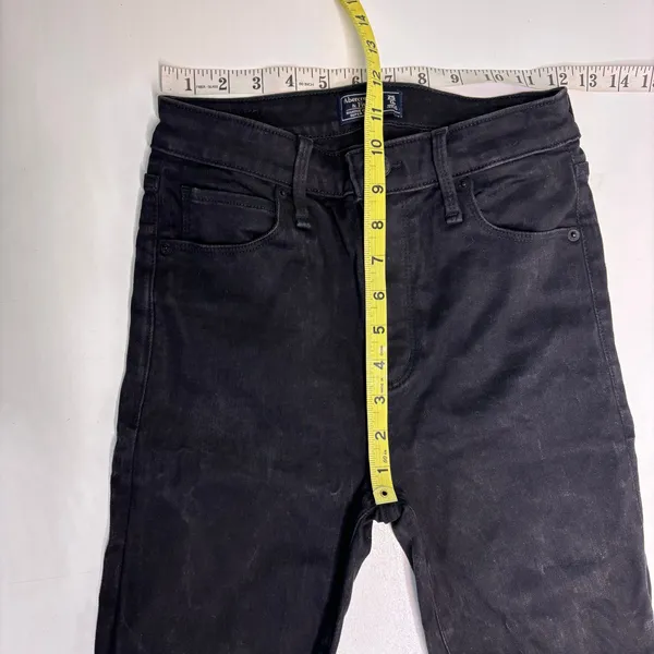 Abercrombie & Fitch Simone High Wasit Super Skinny Black Jeans 25 - Image 11
