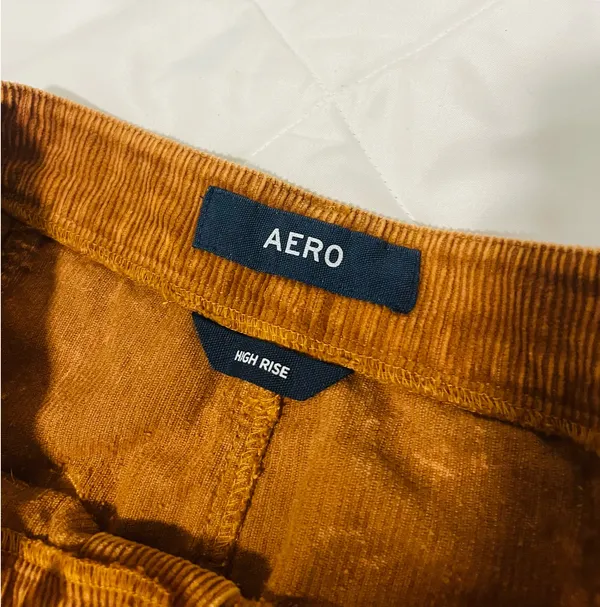 Aeropostale Tan Corduroy Skirt 00 - Image 3