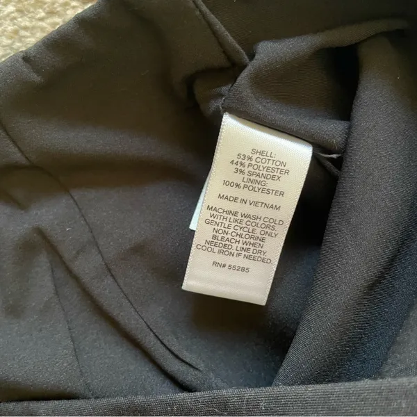 Express Simple Black Mini Skirt Size 0 - Image 5