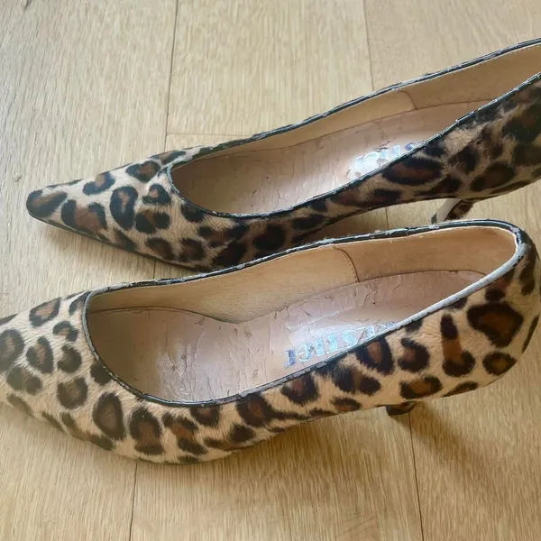Handmade Women's leopards heels Brown Size 7 - Image 3