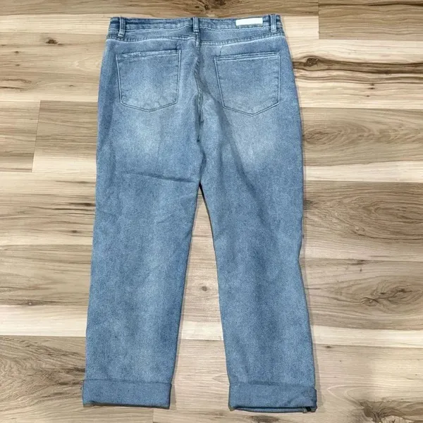 Kendall and Kylie Cropped Distressed Jeans Women’s 11/12 - Image 3