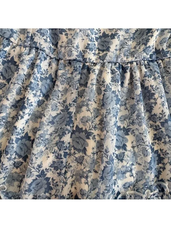 Altar’d State Floral Blue Dress Size XS - Image 2