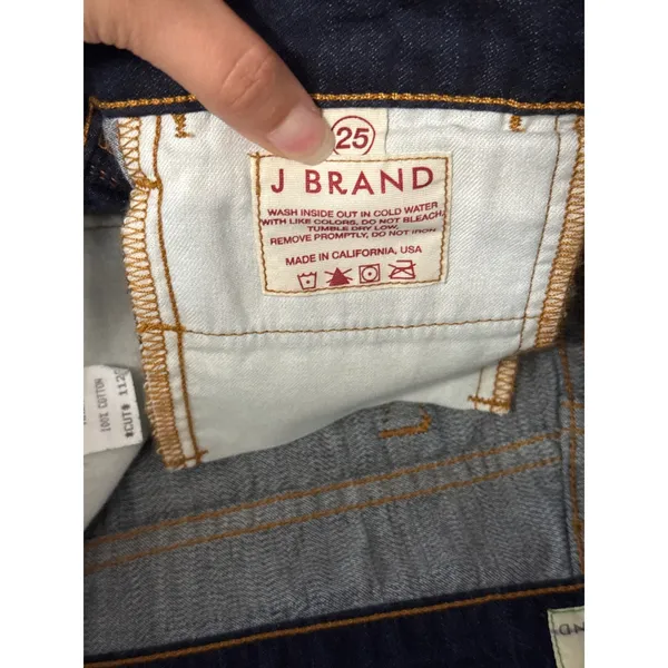 J Brand Malik Wide Leg Jeans Dark Wash Denim Minimalist Capsule Retro Chic - Image 4