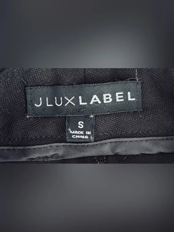 J Lux Label Black Refined Moments Trouser size small 27" x 31" - Image 8