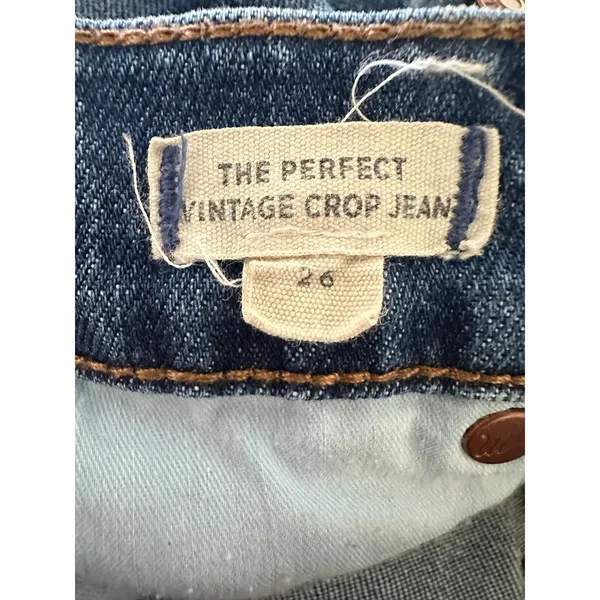 Madewell The Perfect Vintage Jean in Barnsdale Wash: Button-Front Edition size 26 - Image 9