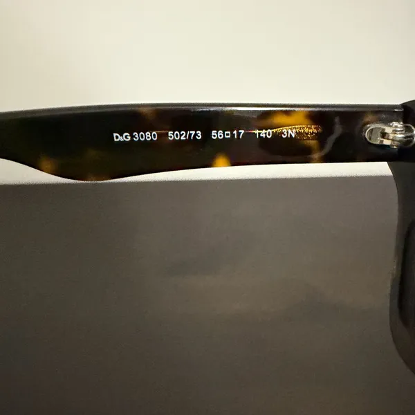 D&G Dolce & Gabbana Women’s Tortoiseshell Oversized Sunglasses DD3080 502/73 - Image 7