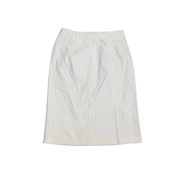 Dressbarn Pinstripe Suit Skirt Blazer SZ 6 Career Office Professional 90s - Image 7