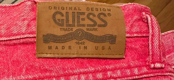 Guess Vintage  Red Shorts - Image 7