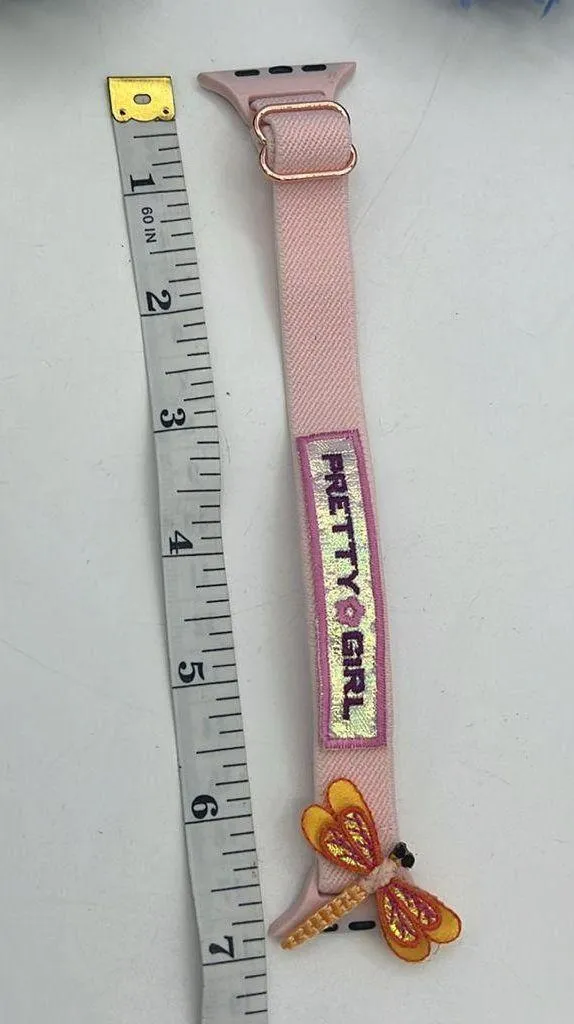 Pink and Pretty Girl Apple Watch Bands Small 42/44MM - Image 5