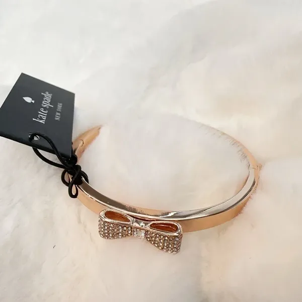 Coach NWT Kate Spade Ready‎ Set Bow Pave Bow Bangle - Image 2