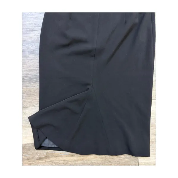 Long Tall Sally Black Pencil Skirt Size 10 Tall Career Work - Image 9