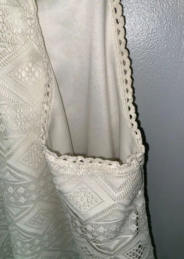 Cato White Flowy Shirt - Image 6