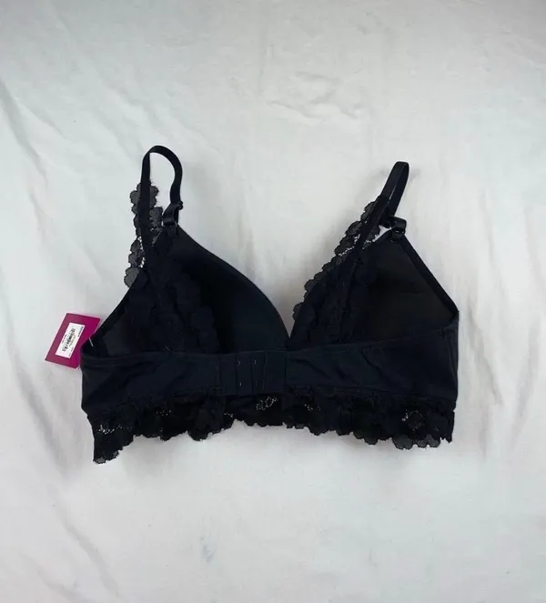 NEW Lace Bra Black Size 34 B - Image 4