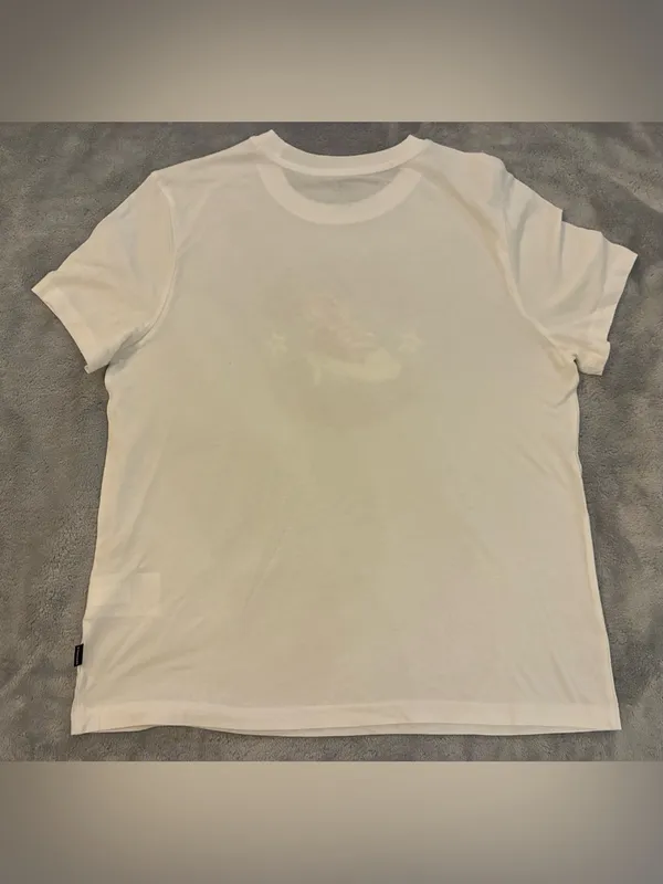 Converse Women’s White Graphic Converse All Star T-Shirt Size Small - Image 6