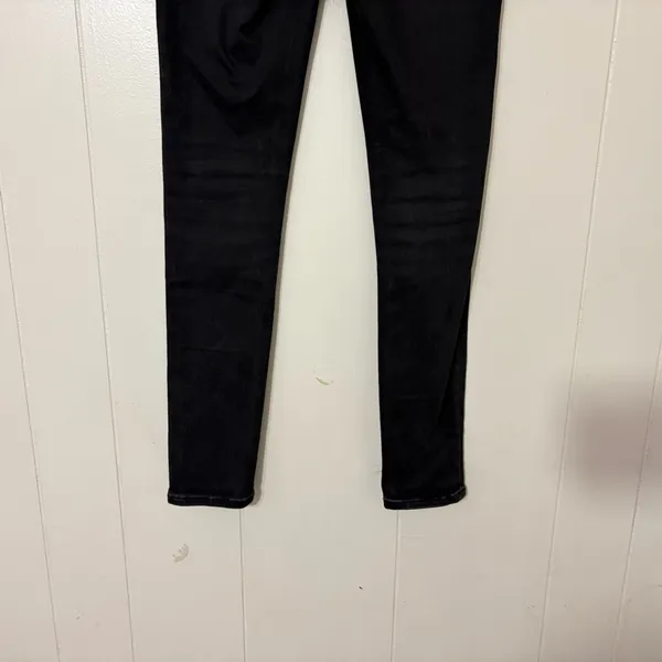 Abercrombie & Fitch Super Skinny Mid Rise Black Jeans Size 00 / 24 - Image 8
