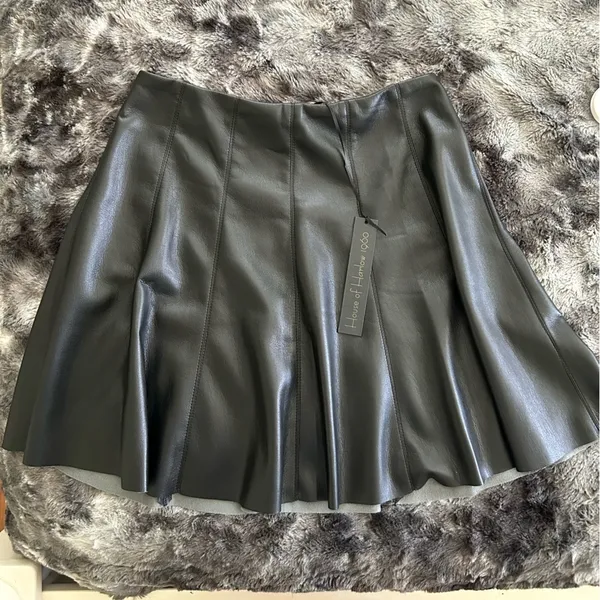 🐍🖤 House of Harlow 1960 leather skirt - Image 10