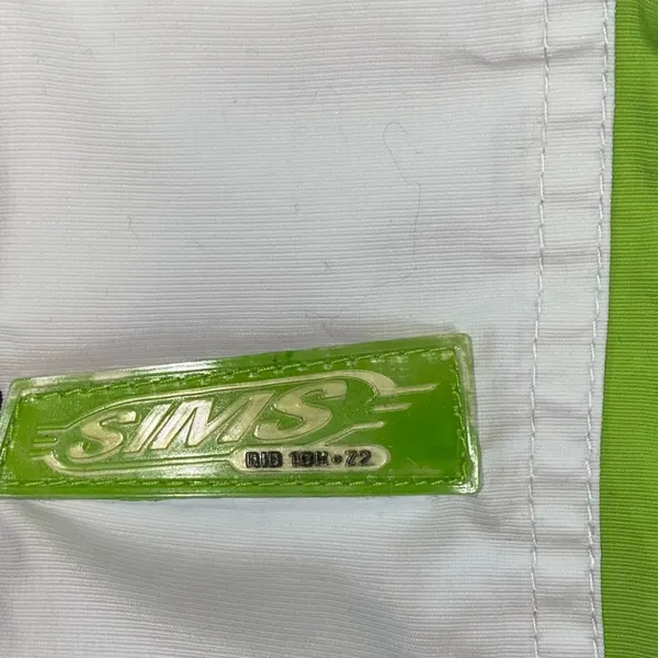 SIMS Snowboard RIB 10K Zone 2 XS Hooded Ski Snow Winter Coat‎ Black White Green - Image 6