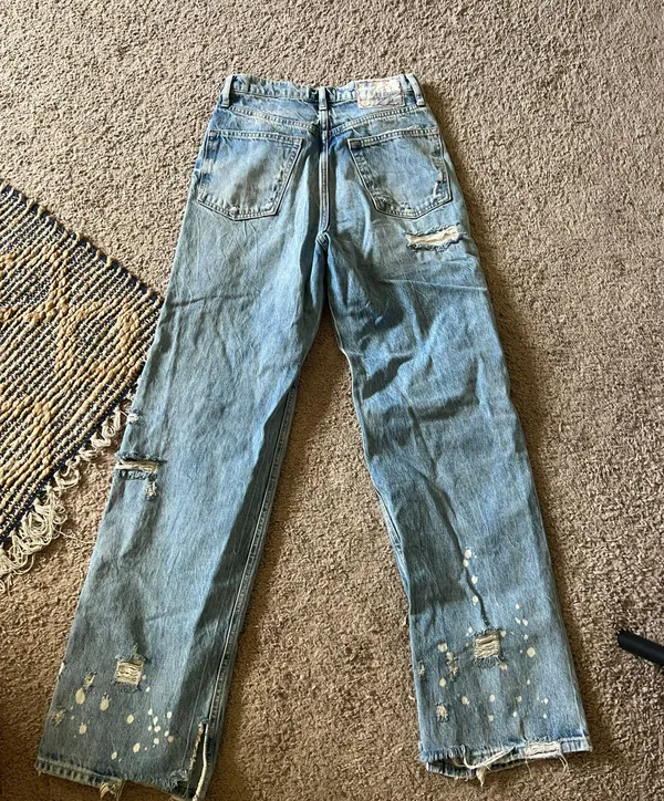 Free People Distressed Jeans - Image 3