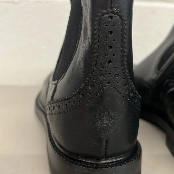 Jeffrey Campbell sz7.5 black booties Edmone Chelsea western ankle - Image 5