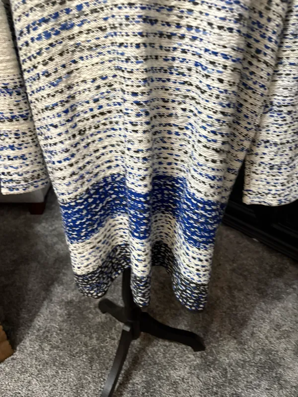 Fate Size XXL Blue Black And White Duster Jacket - Image 6