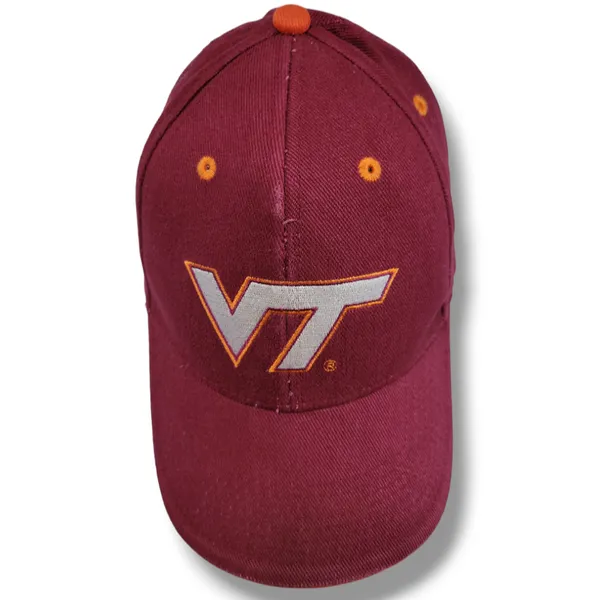 Signatures Apparel Virginia Tech Hokies Hat OSFM - Unisex Strap Back Cap Embroidered - Image 5