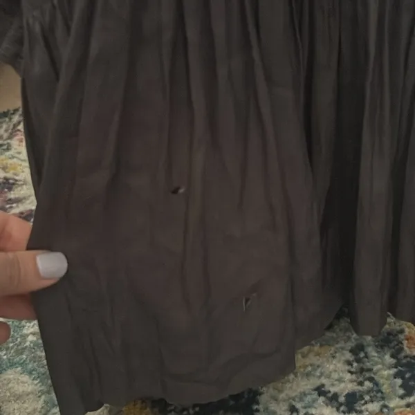 NWT Ulla Johnson Kiko Dress in Midnight Grey Size: US 4 - Image 8