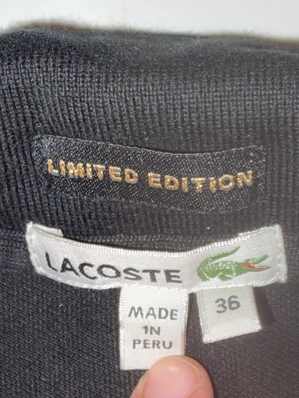 Lacoste limited edition 3/4 sleeves slim polo S - Image 8