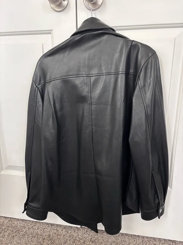 Avec Les Filles Oversized black leader jacket - Image 6