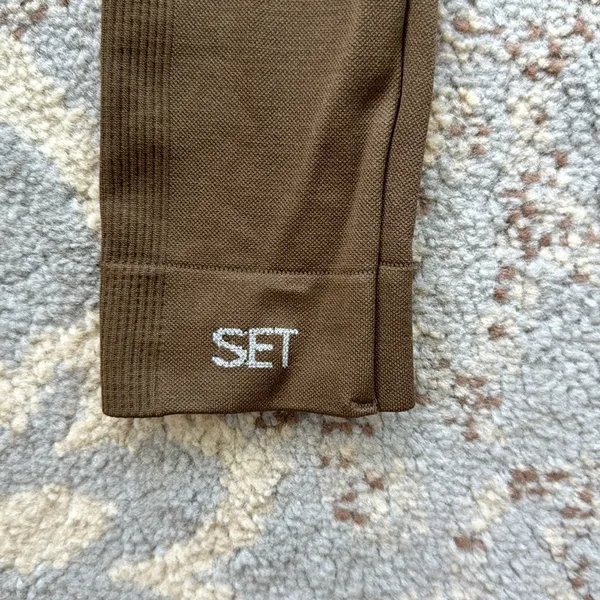 SET ACTIVE X REVOLVE Leggings Brush Brown XS - Image 10