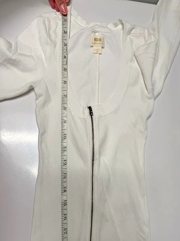 Anthropologie ll Maeve Front-Zip Scoop-Neck Top - Image 10