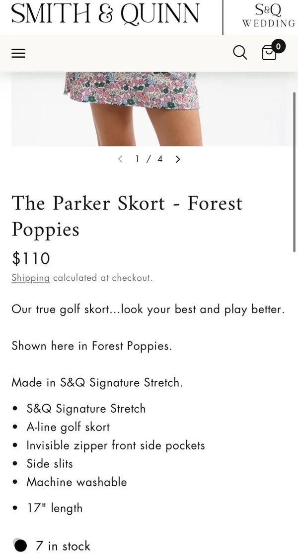 Smith & Quinn golf skirt - Image 2