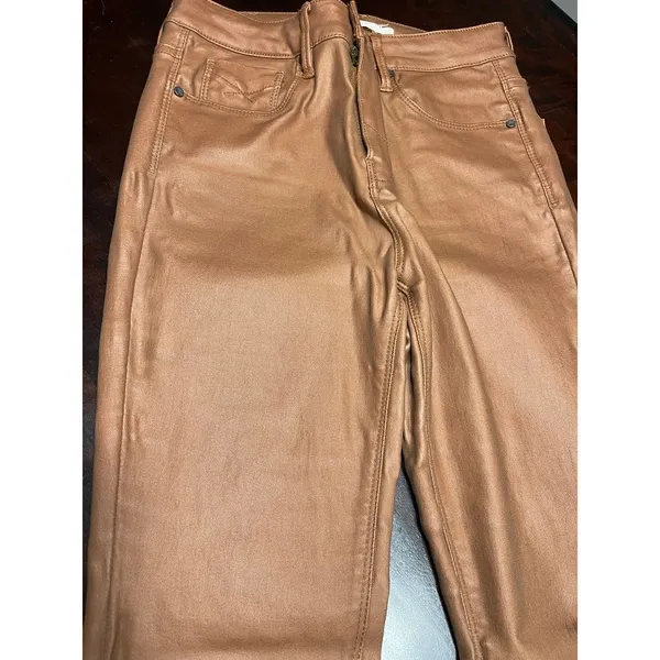 Unpublished size 26 Camel Colored Skinny Jeans‎ Casual Chic Pants T-8 - Image 2