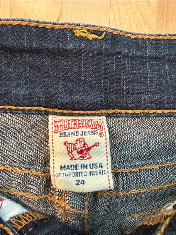 True Religion Billy Low-Rise Slim Leg Jeans, 24 - Image 7