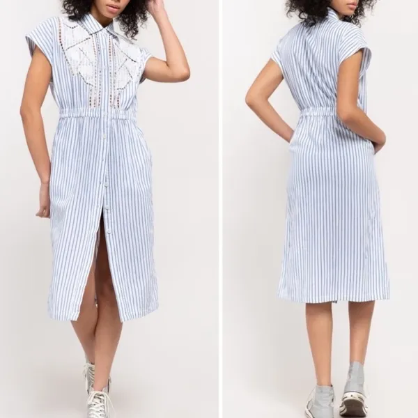 POL Polly Farms Blue Stripe Dress - Image 9