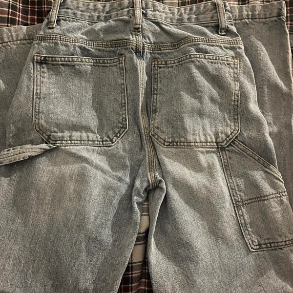 Song Jeans Light Wash Carpenter Jeans Straight W25 - Image 5