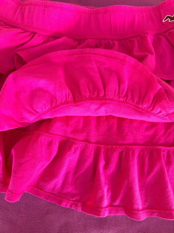 Hollister | Hot Pink Tiered Ruffle Mini Skirt | M - Image 4