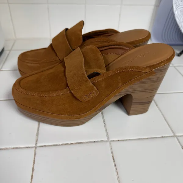 Splendid Vina Slip On Shoes Size 10 Women Suede Platform Clog - Image 2