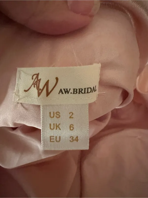 Satin V-Neck Maxi Dress in Blush Pink - Image 4