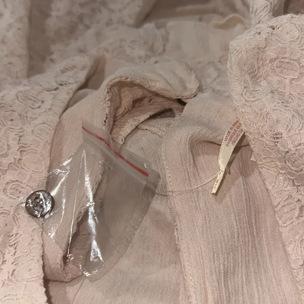 NWOT Free People Women's Natural As You Are Romper Oversized - Image 9