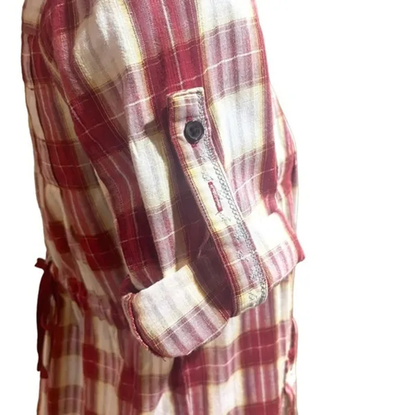 Free People Plaid Matador Tunic Top with Pockets 0 - Image 9
