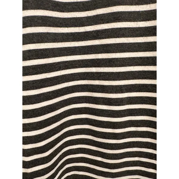 Gap Gray White Striped Boatneck‎ Shift Dress Size Medium - Image 8
