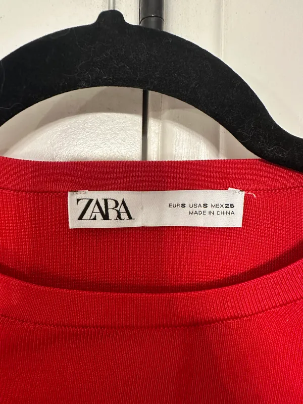 Zara Red Top - Image 2