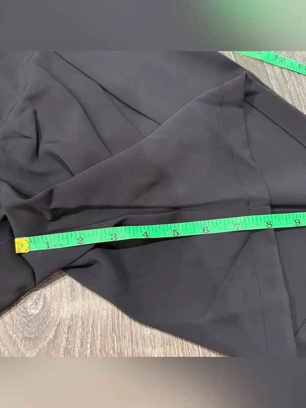 NWT Halara Black Flow Pleated High Rise Shorts - Image 8