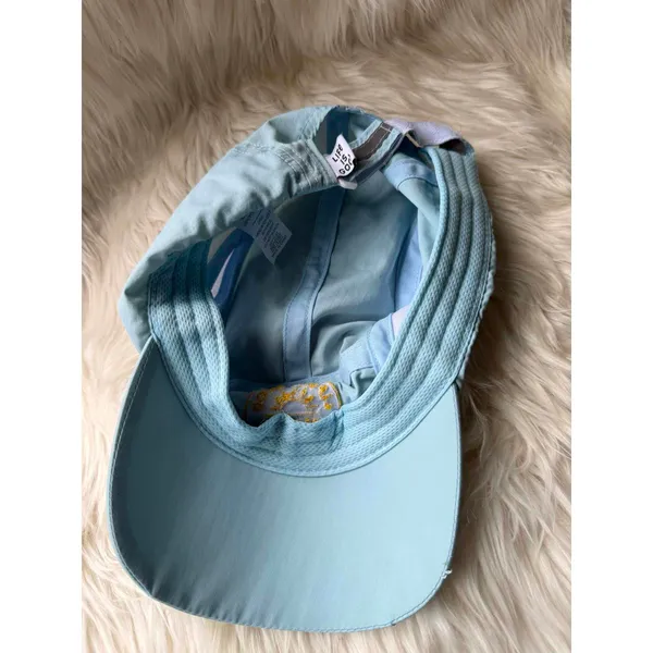 Life is Good Light Blue Cap with Yellow Embroidered Positive Lifestyle Logo - Image 4