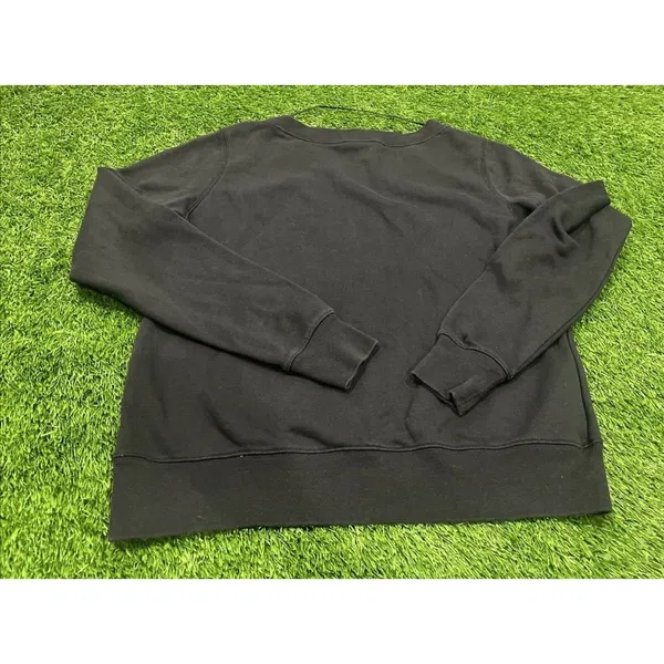 Nike Women's Just Do It Logo Sweatshirt Black Medium - Image 8